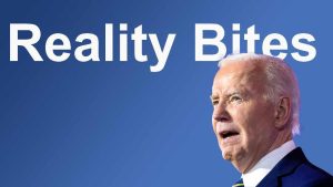 Reality hits Biden. Not so much other Kamala Harris and other Democrats... yet.